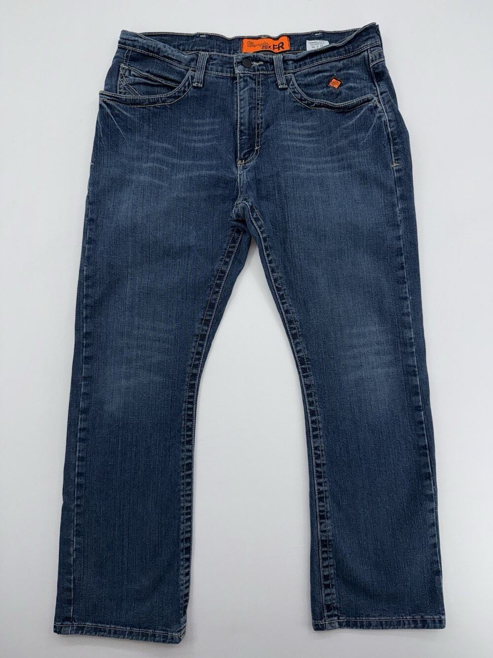 Wrangler Jeans Men's 20X 34x30 Blue CAT2 FR Flame Resistant Workwear Outdoor